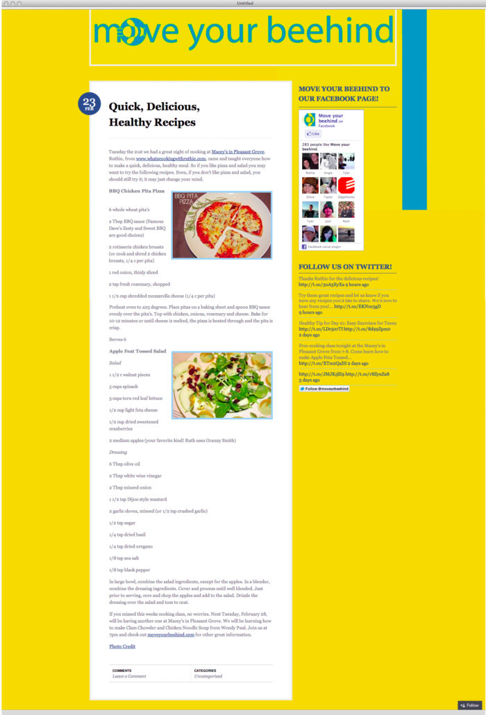 Press Cooking With Ruthie