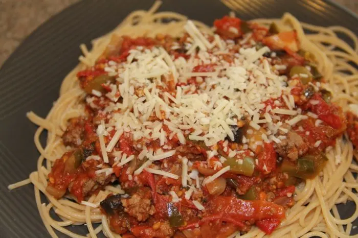 Garden Spag Tomato Shamato Spaghetti