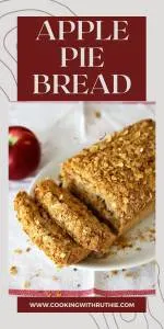 Savor the season with this moist and flavorful apple pie bread, made with real apples and warm spices. A delightful addition to your fall baking repertoire, perfect for breakfast or as a sweet snack. Enjoy the comforting flavors of autumn in every bite! #AppleBread #FallDesserts #BakingDelights #SweetTreats #CookingWithRuthie
