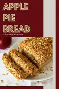 Warm up with this delightful apple pie bread, combining the flavors of cinnamon, nutmeg, and real shredded apples. This moist and flavorful loaf is perfect for cozy fall mornings or as a sweet treat to share with loved ones. The aroma while baking is simply irresistible! #ApplePieBread #FallBaking #AutumnTreats #ComfortFood #CookingWithRuthie