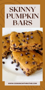 These skinny pumpkin bars pack big flavor with a lighter twist. Perfect for cozy nights or a sweet autumn treat with less guilt. || cookingwithruthie.com #HealthyTreats #PumpkinRecipes #FallBaking #LightDessert #CookingWithRuthie