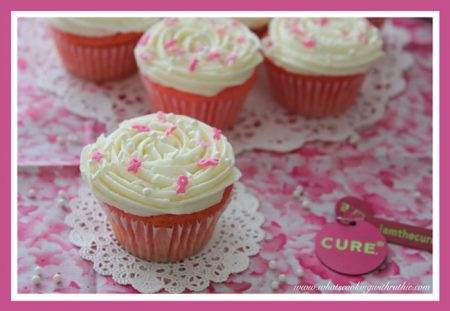 Breast Cancer Awareness Cupcakes by whatscookingwithruthie.com