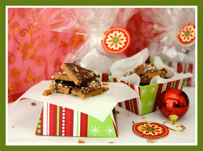 Gram's English Toffee by whatscookingwithruthie.com