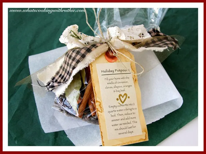 Holiday Potpourri by whatscookingwithruthie.com