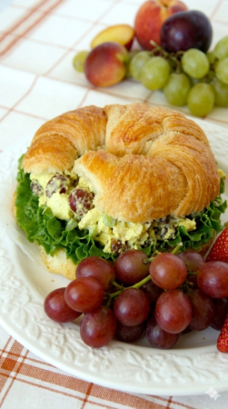 Chicken Salad Croissant Recipe from www.cookingwithruthie.com