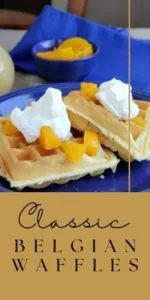 The golden waffle of your brunch dreams—stack ’em high and drizzle away! 🧇🍓 #classicwaffles #brunchtreats #wafflesfordays #weekendvibes #easyrecipes #comfortfoodie #wafflemakerfun #butterybreakfast || cookingwithruthie.com