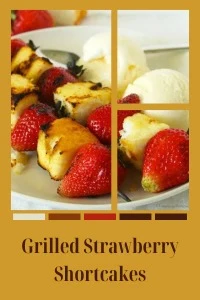 "Juicy strawberries, smoky grilled shortcakes, and cream—summer’s sweetest twist on a classic dessert! || cookingwithruthie.com #GrilledDesserts #StrawberryShortcake #SummerEats #BerrySeason #BBQRecipes #SweetAndSmoky #FreshAndFruity #PicnicPerfect"