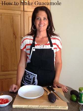 How to make Guacamole by www.whatscookingwithruthie.com