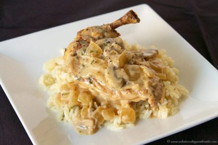 Chicken Fricassee by www.whatscookingwithruthie.com