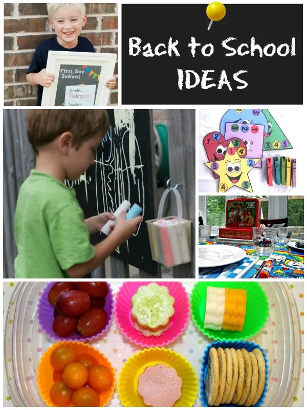 Back to School Ideas on www.cookingwithruthie.com