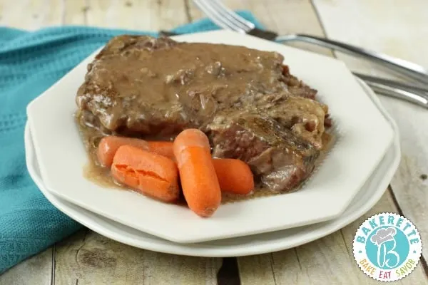 Slow Cooker Pot Roast by www.bakerette.com on www.cookingwithruthie.com