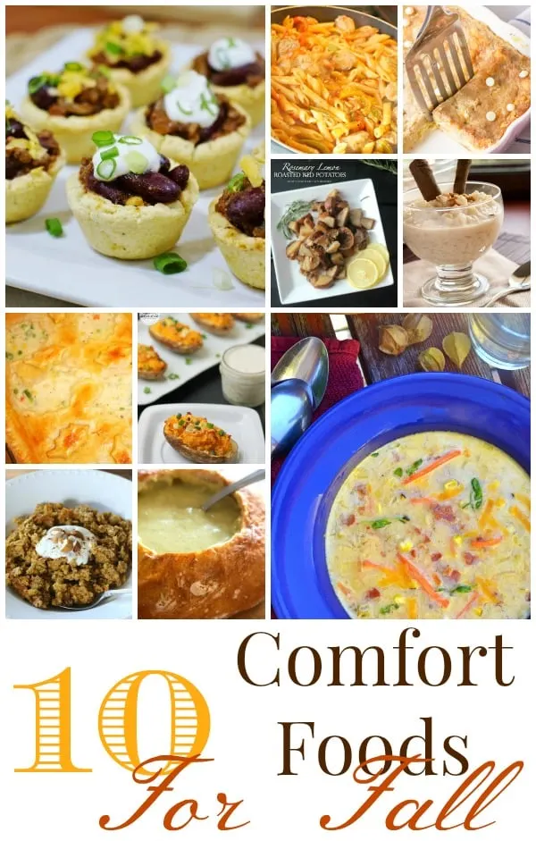 Fall Comfort Foods on www.cookingwithruthie.com