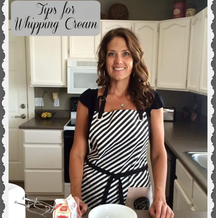 Tips for Whipping Cream video on www.cookingwithruthie.com #dessert #whipcream #holidays