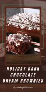 Rich, fudgy brownies with deep chocolate flavor &mdash; these Holiday Dark Chocolate Dream Brownies are perfect for December dessert tables, cozy nights in, or festive bake‑sales. Irresistibly chocolatey and oh‑so comforting! 🍫 | cookingwithruthie.com #darkchocolatebrownies #holidaybaking #winterdesserts #festivetreats #cozyfood #christmasbaking #pinterestfood #cookingwithruthie