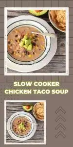 Warm up with this Easy Crockpot Chicken Taco Soup&mdash;savory, tangy, and full of flavor with minimal effort. Ideal for busy nights or weeknight meals. | cookingwithruthie.com #CrockpotRecipes #ChickenTacoSoup #ComfortFood #CookingWithRuthie #WeeknightDinner #SoupSeason #EasyMeals #Flavorful