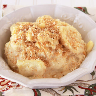 Lion House Potato Casserole by www.cookingwithruthie.com a side dish the whole family will love!