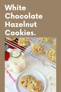 Enjoy a nutty twist with White Chocolate Chip Hazelnut Cookies – a delightful combination of white chocolate chips and crunchy hazelnuts in every bite. 🍪🌰 || cookingwithruthie.com