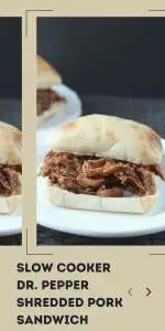Juicy, flavorful, and fall-apart tender! This Dr. Pepper pulled pork is slow-cooked to perfection and served on soft rolls for a delicious meal. Perfect for gatherings or a hearty weeknight dinner. #PulledPorkSandwich #SlowCookerMeals #BBQDelight #CookingWithRuthie