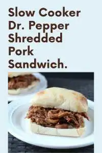 Experience the perfect blend of sweet and savory with this easy slow cooker recipe. Tender pork shoulder cooked in Dr. Pepper and your favorite BBQ sauce, served on soft rolls. Ideal for game days, potlucks, or a comforting dinner. #SlowCookerRecipes #PulledPork #BBQSandwich #ComfortFood #CookingWithRuthie