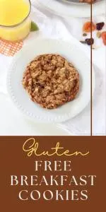 "Start your day with these wholesome, delicious gluten-free breakfast cookies—perfect for healthy mornings or on-the-go snacking! || cookingwithruthie.com #GlutenFreeTreats #BreakfastCookies #HealthySnacks #MakeAheadBreakfast #FitFriday #CleanEating #WholeGrainGoodness #SweetGuiltFree"