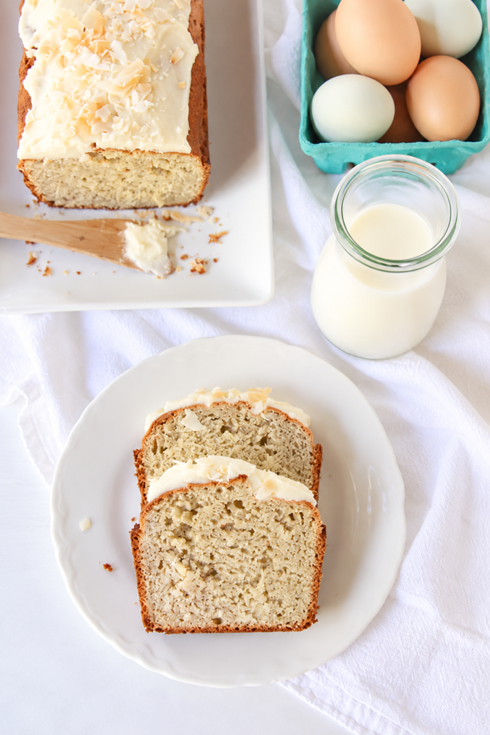 Sourdough Coconut Banana Bread Recipe by www.cookingwithruthie.com