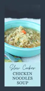 Enjoy a bowl of this rich and savory chicken noodle soup, slow-cooked to perfection. With simple ingredients and minimal prep, it's a go-to recipe for busy weeknights or cozy weekends. Let your slow cooker do the work for a satisfying meal. #HomemadeSoup #SlowCookerMeals #ChickenSoup #FamilyDinner #CookingWithRuthie