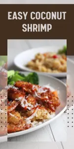"Golden coconut shrimp that's crispy, tropical, and quick to make — ideal for light dinners or fun appetizers that feel luxurious. || cookingwithruthie.com #CoconutShrimp #EasyAppetizers #TropicalEats #SeafoodNight #CrispyBites #QuickRecipe #ComfortFood #SeafoodLovers"