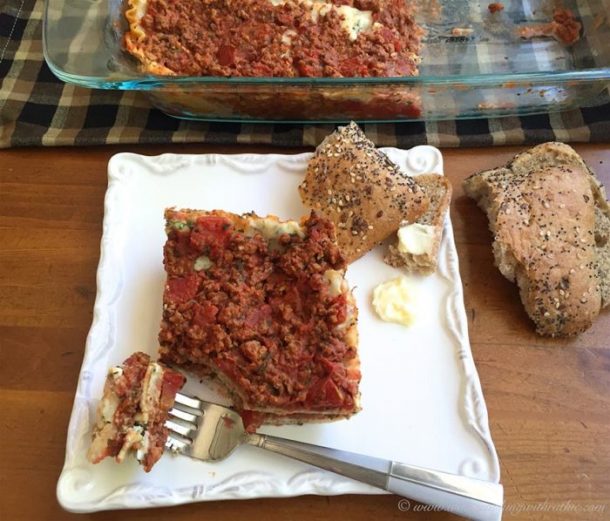 Madi's Pioneer Woman Lasagna Cooking With Ruthie