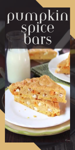 Savor the season with these moist and flavorful pumpkin spice bars, enhanced with white chocolate and pumpkin spice chips. Ideal for cozy evenings or as a thoughtful homemade gift. Enjoy the perfect blend of spices and sweetness in every bite! #PumpkinSeason #FallDesserts #BakingDelights #SweetTreats #CookingWithRuthie