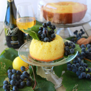 Greek Lemon Yogurt Cake on www.cookingwithruthie.com is a wonderfully moist cake called Yaourtopita in Greece is even better the day after it's made!