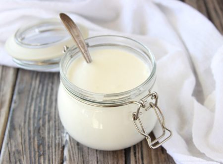 French Crème Fraîche on www.cookingwithruthie.com is similar to sour cream but, at the same time very different. Tastes amazing on fruit or as a savory topping!