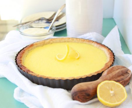 French Tarte Au Citron (Lemon Tart) on www.cookingwithruthie.com is so impressive people will think it came from a bakery!