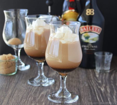 Irish Coffee with Baileys and Kahlua is a wonderful beverage to accompany brunch or dessert! www.cookingwithruthie.com