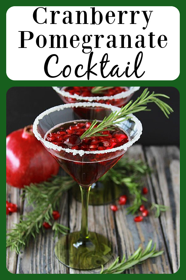 Cranberry Pomegranate Cocktail Recipe Cooking With Ruthie