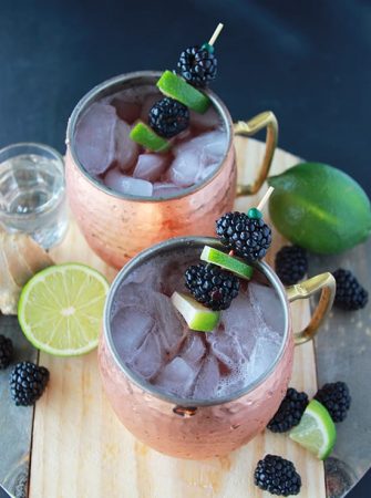 Blackberry Lime Mules 1 1