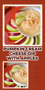 This easy dip blends pumpkin, Greek yogurt, and spices into a luscious cream cheese spread—ideal with apple slices or graham crackers. Serve at gatherings or enjoy as a seasonal treat! || cookingwithruthie.com #FallDip #PumpkinRecipe #SweetAndSavory #HealthySnacks #CookingWithRuthie