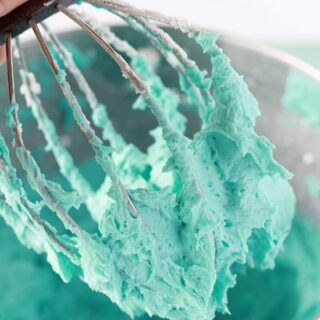 Tiffany Blue Frosting Recipe is an easy buttercream with exactly the perfect shade of 