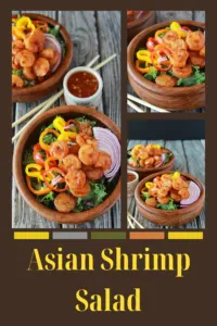 Light, fresh, and bursting with Asian flavors—this shrimp salad is a summer favorite! 🥗🍤 #asiansalad #shrimprecipes #healthymeals #lightlunch #freshflavors #seafoodsalad #easyhealthy #summerbites || cookingwithruthie.com