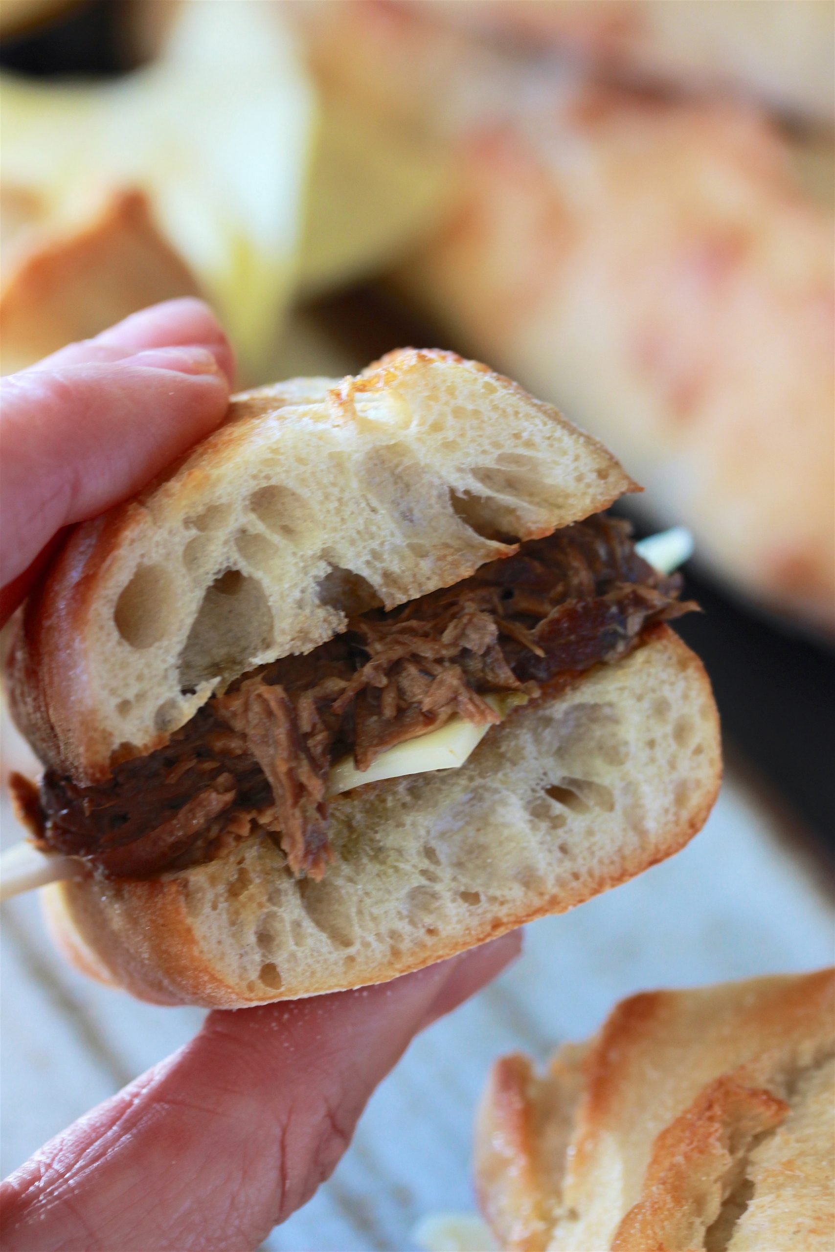 French Dip Sliders Recipe - Cooking With Ruthie
