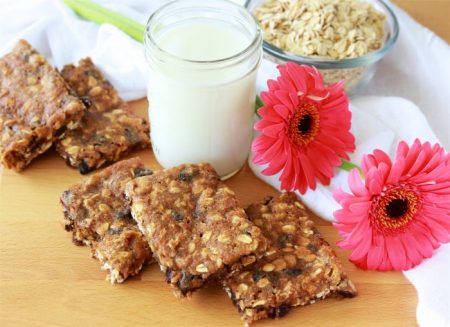Our Oatmeal Raisin Bars Recipe are a long-time family favorite. . . I adored them growing up and I passed the love onto my kiddos! by cookingwithruthie.com