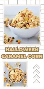 Indulge in this sweet and salty snack featuring crunchy popcorn coated in a buttery caramel glaze and mixed with festive M&M’s. Ideal for Halloween gatherings or cozy nights in. Easy to make and even easier to enjoy! #FallFlavors #CaramelPopcorn #HalloweenSnacks #AutumnTreats #CookingWithRuthie