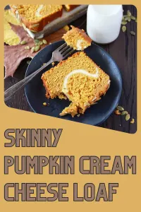 Indulge in the flavors of fall with this moist and flavorful pumpkin loaf, lightened up without sacrificing taste. Infused with rich pumpkin puree and warm spices, and swirled with a creamy cream cheese filling, it's a delightful treat for the season. Ideal for breakfast, snacks, or sharing with loved ones. #PumpkinBread #CreamCheeseSwirl #FallBaking #HealthyTreats #CookingWithRuthie