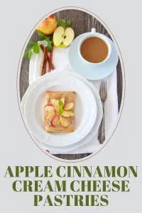 These Apple Cinnamon Cream Cheese Pastries combine flaky crescent dough, tangy cream cheese, and sweet cinnamon‑apple slices for the perfect cozy treat. | cookingwithruthie.com #ApplePastries #CinnamonDessert #CreamCheese #FallBaking #CookingWithRuthie #FlakyPastry #SweetTreats #AutumnRecipes