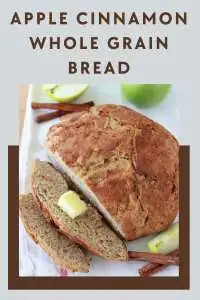 This Apple Cinnamon Whole Grain Bread combines wholesome flours, fresh apples, and warm spices into a moist loaf perfect for breakfast or snacking. | cookingwithruthie.com #WholeGrainBread #AppleCinnamon #HealthyBaking #FallRecipes #CookingWithRuthie #BreakfastBake #HomemadeBread #ComfortFood