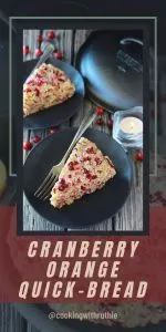 Moist and fluffy with zesty orange and tart cranberries — this Cranberry-Orange Quick Bread is the perfect cozy breakfast or snack for chilly December mornings. Full of festive flavor and easy to bake! 🍞✨ | cookingwithruthie.com #cranberrybread #quickbread #holidaybaking #winterrecipes #cozybreakfast #christmasflavors #pinterestfood #cookingwithruthie