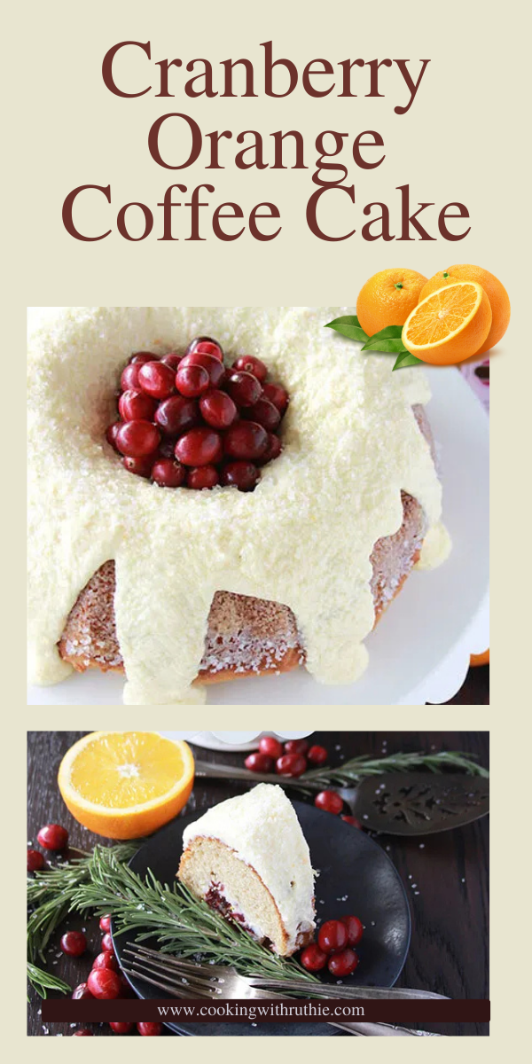 Cranberry Orange Coffee Cake Recipe - Cooking With Ruthie