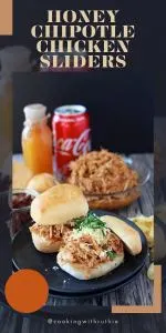 These Sweet‑Spicy Chipotle Chicken Sliders bring juicy chicken, smoky chipotle heat, and honey sweetness into one satisfying bite—perfect for gatherings or family nights. | cookingwithruthie.com #ChipotleChicken #SlidersRecipe #PartySnacks #EasyDinner #CookingWithRuthie #FamilyMeals #FlavorPacked #SnackBoard