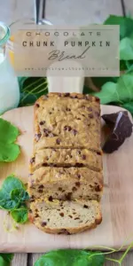 Give your fall baking a fresh twist with this Pumpkin Chocolate Chunk Sourdough Bread! This mouthwatering bread blends the warm flavors of pumpkin with the richness of chocolate chunks and the tangy goodness of sourdough. Ideal for breakfast, a snack, or even dessert, this versatile recipe is both simple to make and packed with flavor. It’s a seasonal treat that’s sure to impress your family and friends. #PumpkinBread #SourdoughBaking #FallRecipes || cookingwithruthie.com
