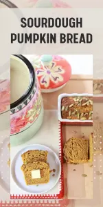Embrace the cozy vibes of fall with this delicious sourdough pumpkin bread. The subtle tang of sourdough perfectly complements the rich pumpkin flavor, creating a loaf that's both comforting and satisfying. Perfect for chilly mornings or as a thoughtful homemade gift. #PumpkinBread #SourdoughBaking #AutumnRecipes #CookingWithRuthie