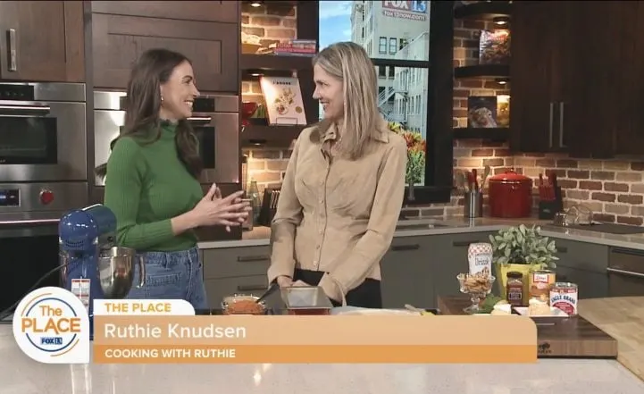 Pumpkin Pie Ice Cream on FOX13 by www.cookingwithruthie.com